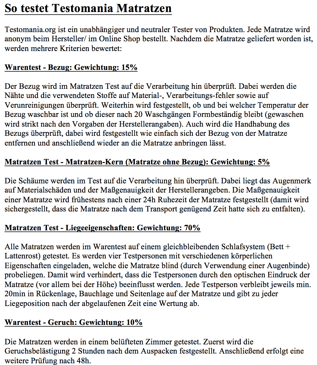 Matratzen Test 2016 Die Besten Matratzen Im Testsieger Vergleich